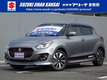 スイフト　ＨＹＢＲＩＤ　ＲＳ　セーフティパッケージ付き　平成２９年３月登録　車検令和４年３月まで　走行３．４万キロ　１０５万円　中古車情報